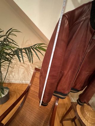 Chaqueta Bomber Piel Harmont & Blaine Marrón Tal L