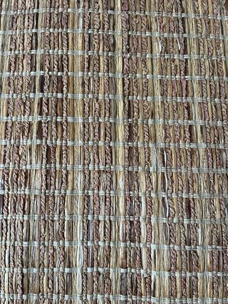 Alfombra de mimbre y bambú
