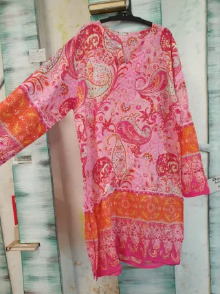 Kaftano fantasia taglia unica