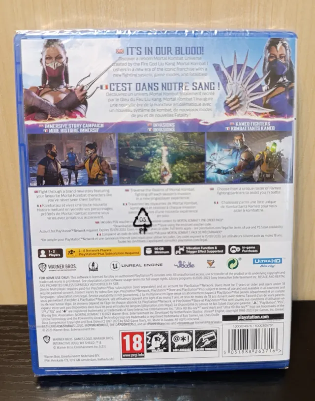 Mortal Kombat 1 para PlayStation 5 (PRECINTADO)