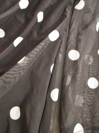 Vestido Ellevyn Malla Lunares Talla Única