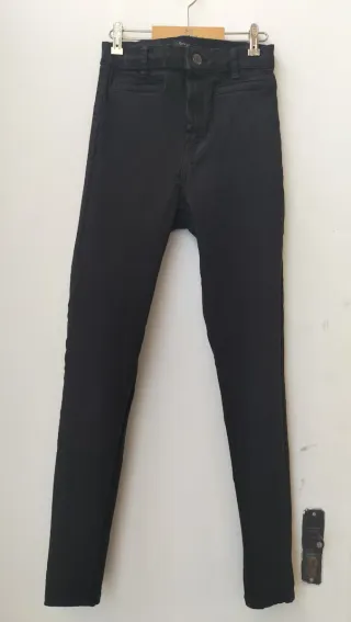 Pantalón vaquero elástico mujer pitillo
