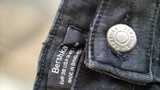 Pantalón vaquero elástico mujer pitillo