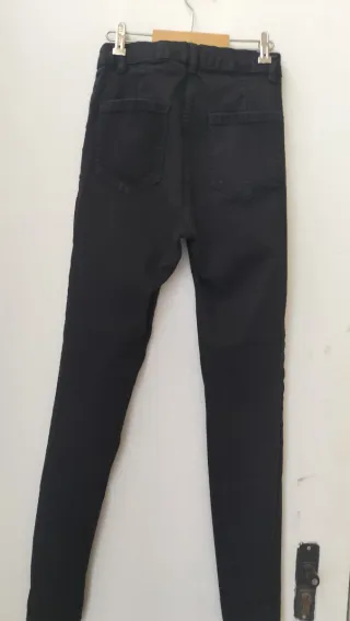 Pantalón vaquero elástico mujer pitillo