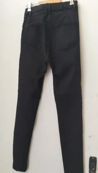 Pantalón vaquero elástico mujer pitillo