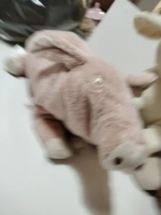 Peluche di maialino e agnello