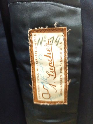 Traje de Gala Guardia Civil