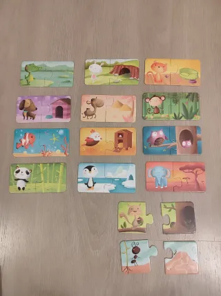 Puzzles Montessori 2+ Animales