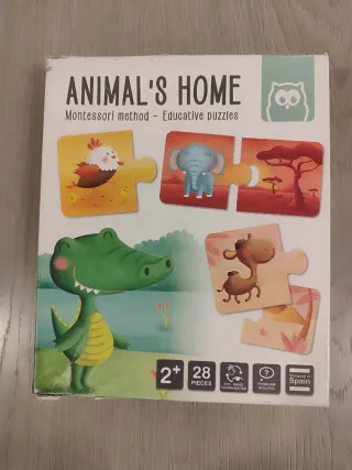 Puzzles Montessori 2+ Animales