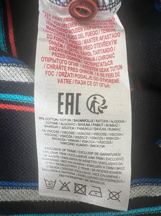 Talla L. Polo de rayas manga corta TOKIO LAUNDRY