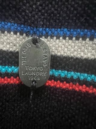 Talla L. Polo de rayas manga corta TOKIO LAUNDRY