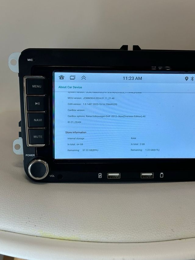 Radio pantalla Volkswagen