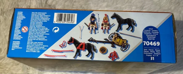 Playmobil History Aquiles Carro de Guerra