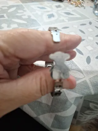 Pulsera acero con osos