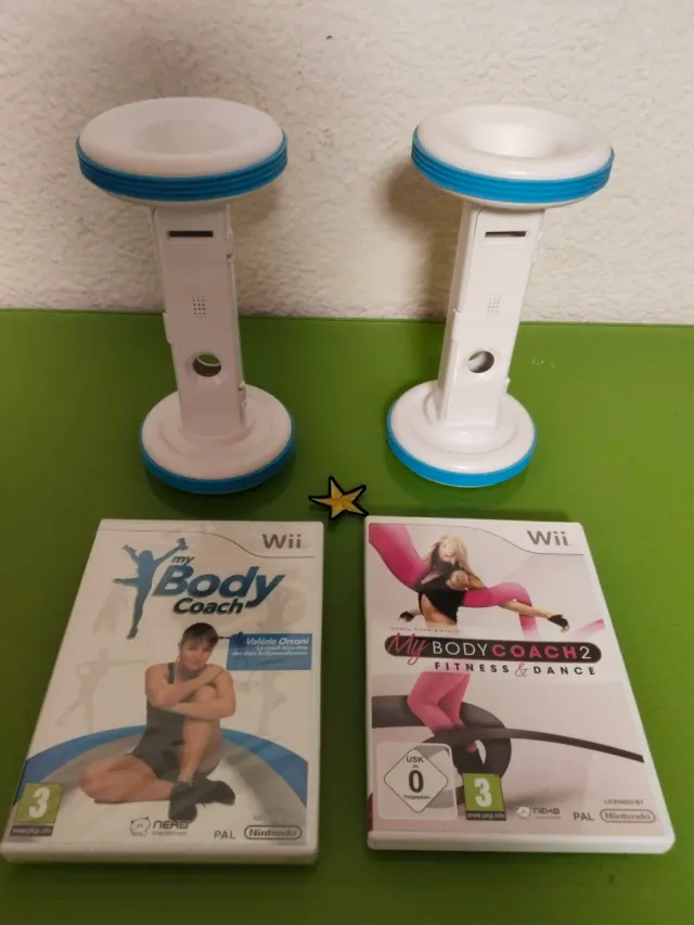 Pack Wii My Body Coach 1 y 2 + Pesas