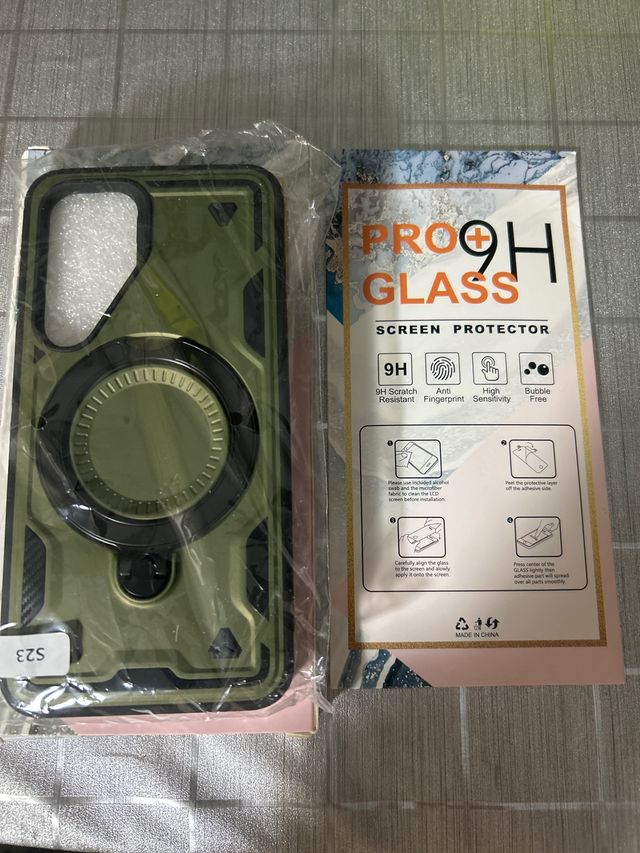 Funda y protector de pantalla para samnsung S23