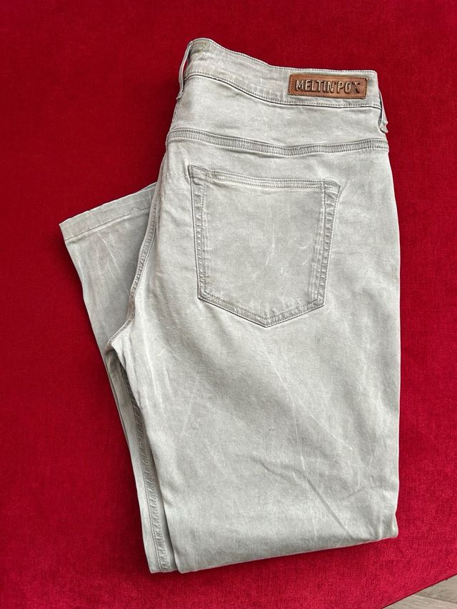 Jeans donna Meltin Pot beige