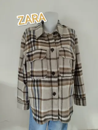 Camisa de lana Zara Talla M