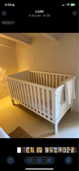 Cuna combinada, 70 x 140 cm