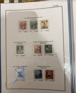 Precio a tratar. Sellos España 1950/1986