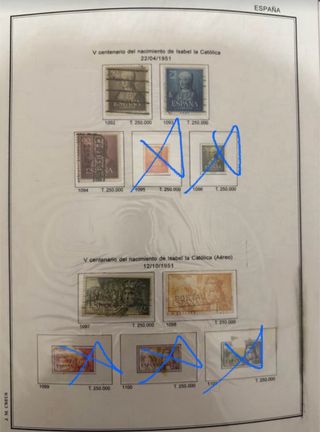 Precio a tratar. Sellos España 1950/1986