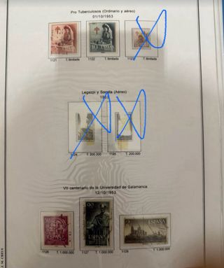 Precio a tratar. Sellos España 1950/1986