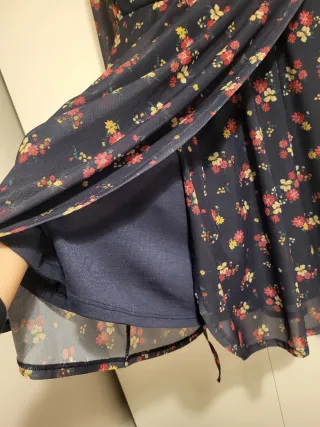 Vestido Springfield floral talla S