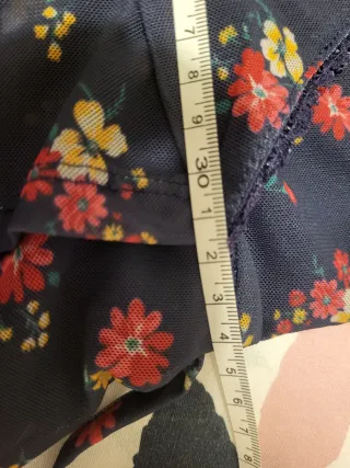 Vestido Springfield floral talla S