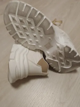 Sapatilhas Mulher Brancas e Beges