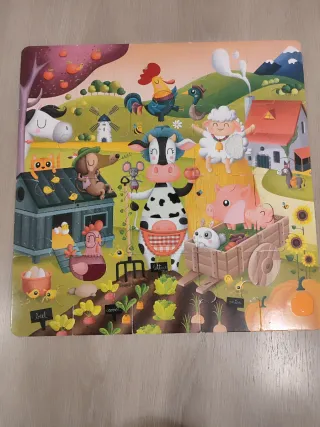 Puzzle niños 2 años con texturas