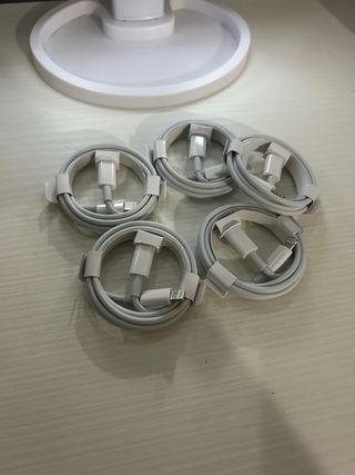 Lote de 5 Cables Carga Rápida iPhone