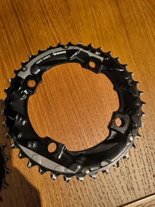 Plato SRAM 38T 104BCD Negro