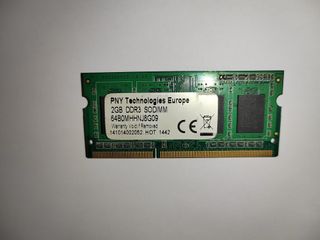 PNY 2GB DDR3 SODIMM Memoria RAM