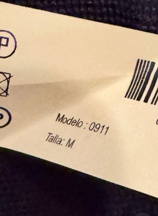 Chaqueta Massimo Dutti punto algodón azul M