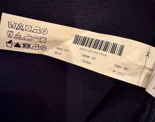 Chaqueta Massimo Dutti punto algodón azul M