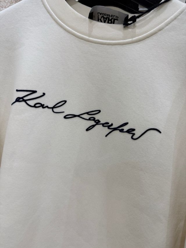 Sudadera Karl Lagerfeld Blanca Nueva