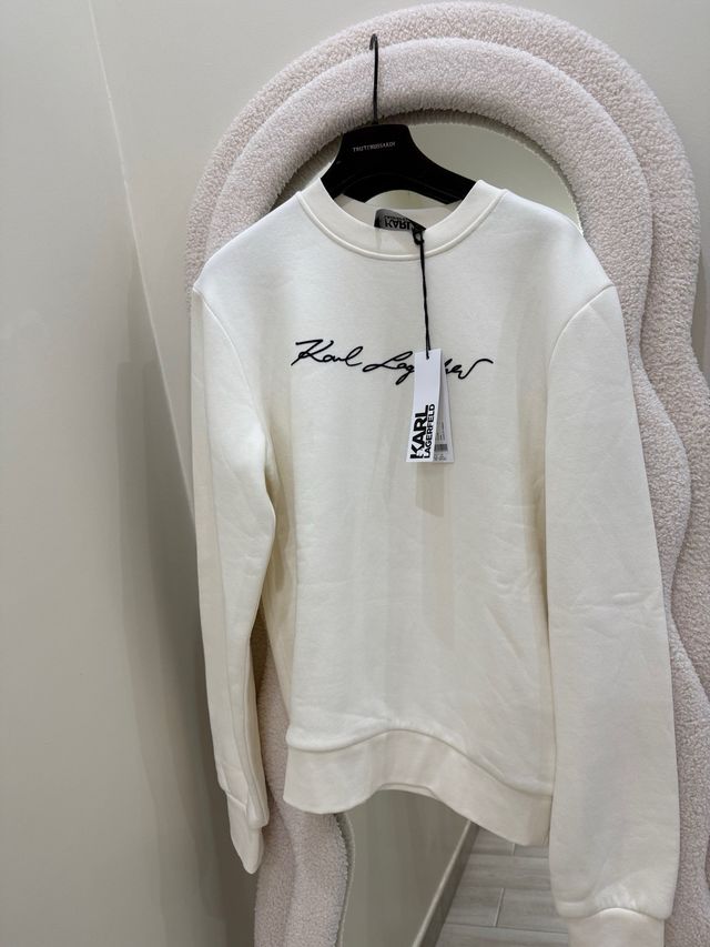 Sudadera Karl Lagerfeld Blanca Nueva