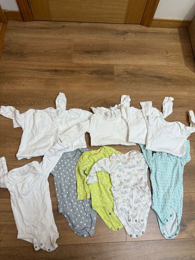 Lote Bodies Manga Larga Bebé