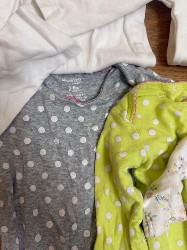 Lote Bodies Manga Larga Bebé