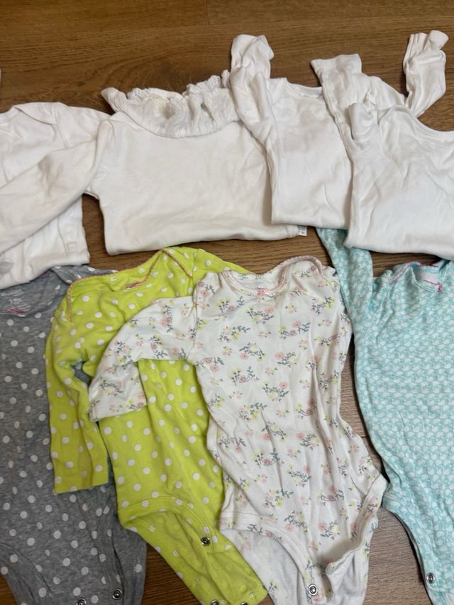 Lote Bodies Manga Larga Bebé