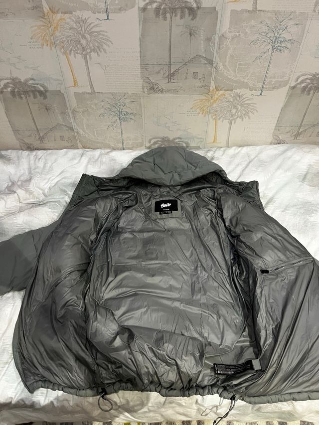 Abrigo Pull&Bear Gris Talla S