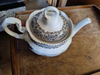 Juego de té Cartuja de Sevilla Viejo Molino