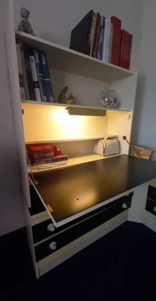 Escritorio y mesita de noche