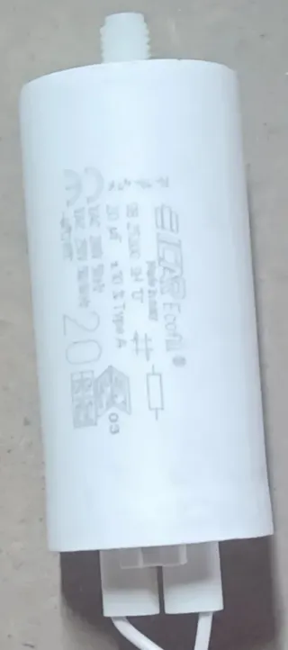Condensador 20 uf 250v con cable