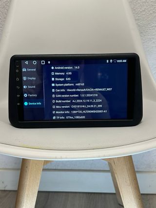 Radio de coche para Renault Clio 3 2005-2014