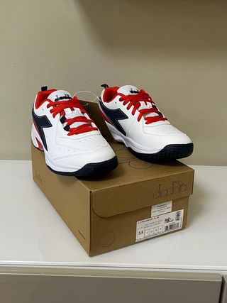 Scarpe Diadora donna Tg 36 Bianche Rosse