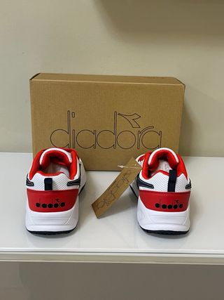 Scarpe Diadora donna Tg 36 Bianche Rosse