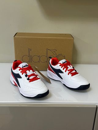 Scarpe Diadora donna Tg 36 Bianche Rosse
