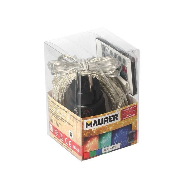 Luces de Natal 200 leds Multicolor com controle CE/IP44