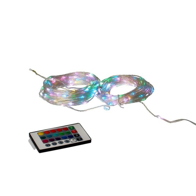 Luces de Natal 200 leds Multicolor com controle CE/IP44